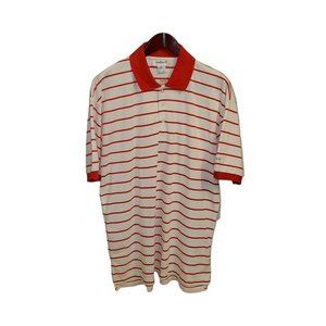 S/S Polo Shirt Wheres Waldo Stripes Golf Tennis Casual Sporty NWT VTG 90s Rafael